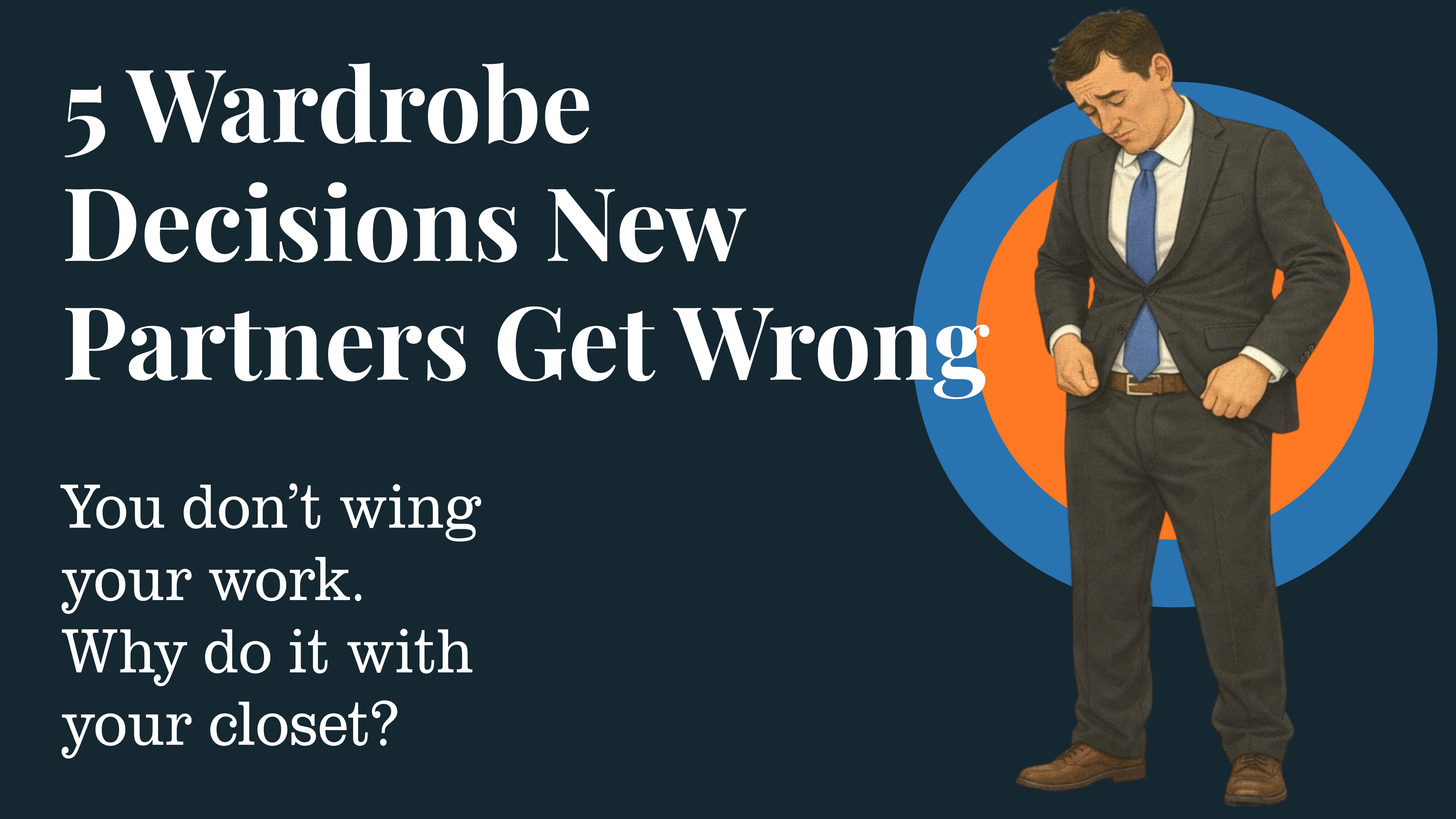 5 Wardrobe Decisions New Partners Get Wrong